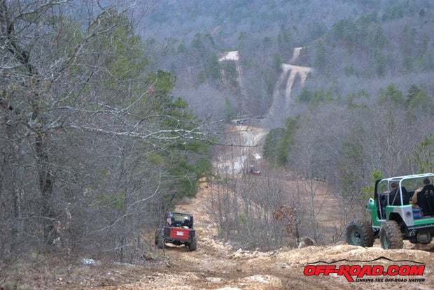 The Superlift ORV Park is situated on 1,523 acres in Hot Springs, Arkansas. This former timber-industry logging land is overrun with novaculite, the sharp "Arkansas Stone" used to make whetstones. Tire sidewalls don't like it.