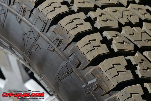 The G2's tread provide good all-terrain traction but isn't so aggressive that it's loud on the highway.