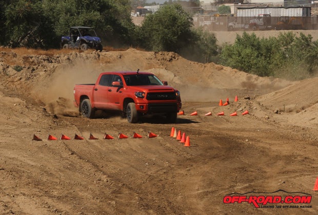 Toyota held a friendly Toyotacross competition for the journalists at Milestone MX Park where the competition was to Beat Bell.