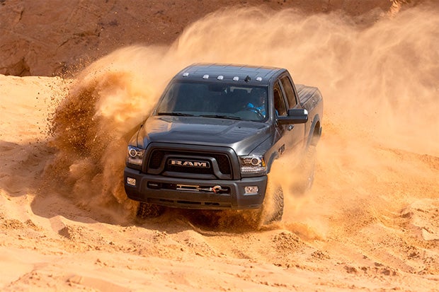 The Power Wagon is very comfortable tackling the terrain where the pavement ends. 