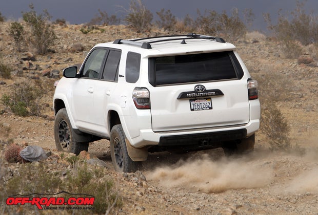 The all-terrain Nitto tires provide great traction off the highway. 