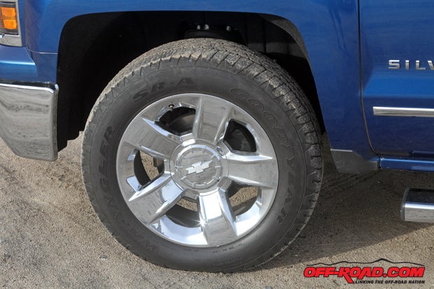 Although the upgraded chrome wheels are nice looking, wed prefer a 17- or 18-inch wheel and more aggressive tires on the Z71 package. 