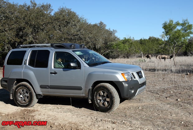 The Xterra was arguably our favorite vehicle to drive during the event. The sturdy, boxed frame on the Xterra is the same used on the Titan and Armada. This vehicle is both fun to drive and off-road capable.  