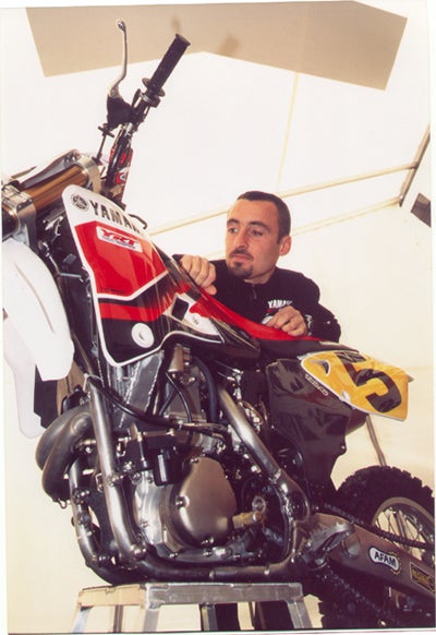 Andrea Bartolini and his Works YZM400F.