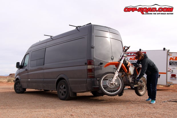 When not hitting the trails, Erik Ekman is creating adventure vans to tackle the great outdoors. 