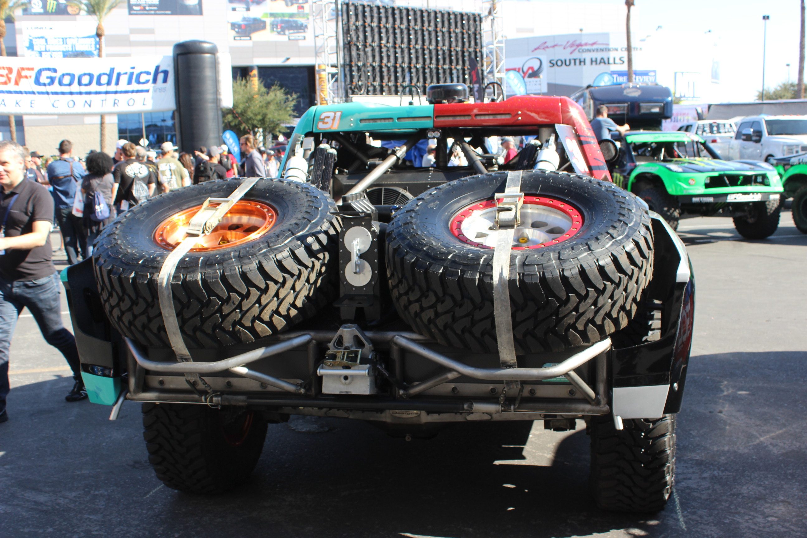 Gallery: The SCORE Baja 1000 Trophy Trucks at the 2017 SEMA Show | Off