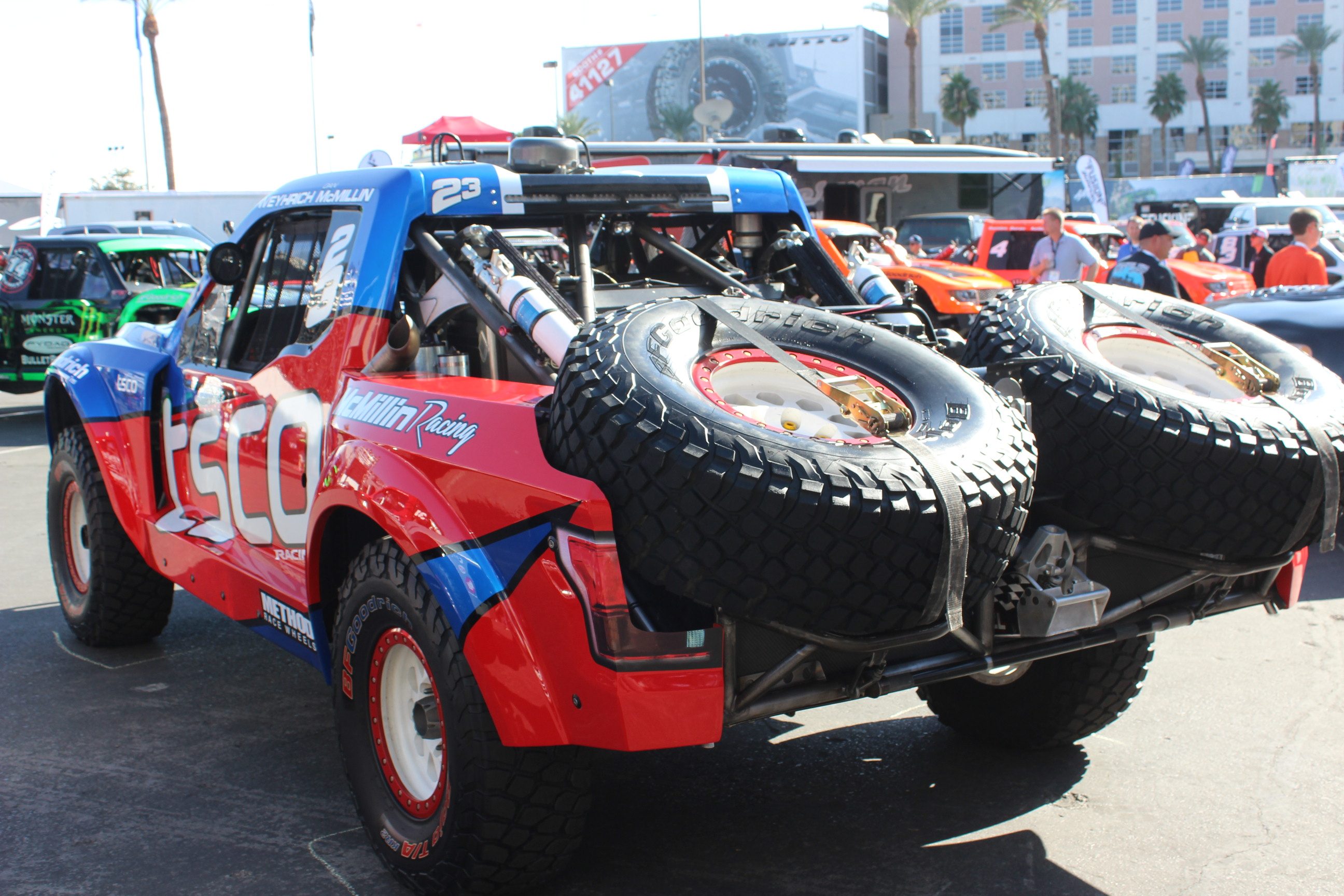 The SCORE Baja 1000 Trophy Trucks