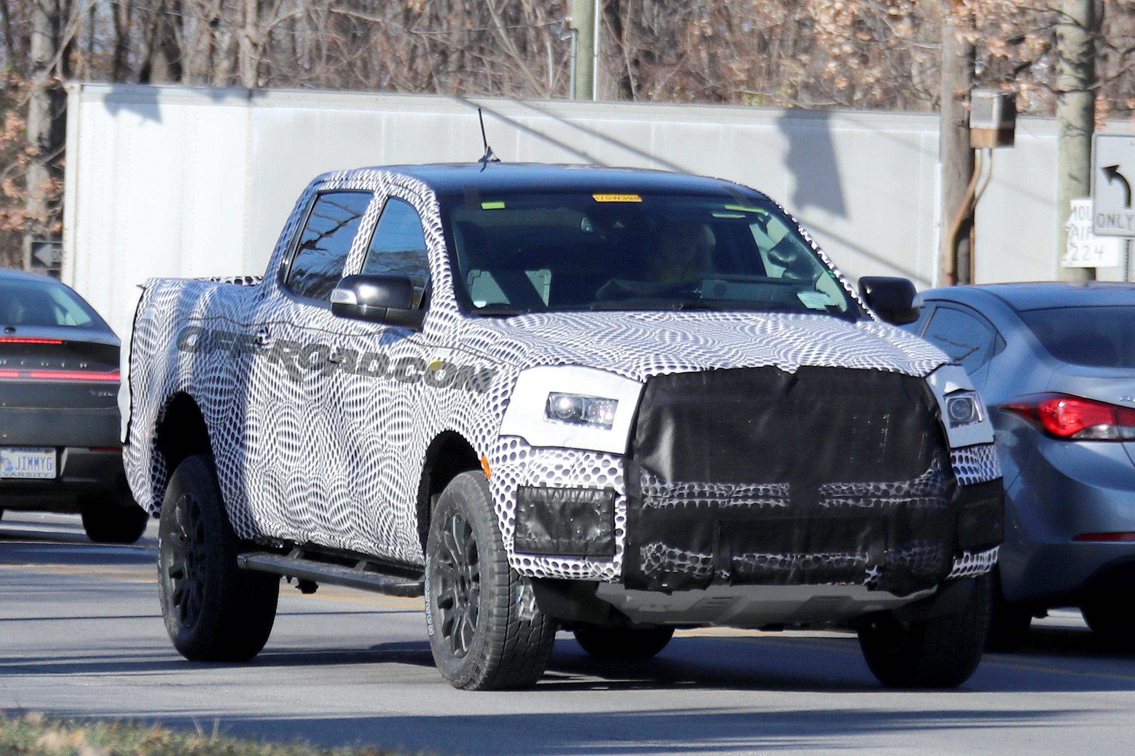 2022 Ford Ranger FX4 Caught in its Production Body Off 