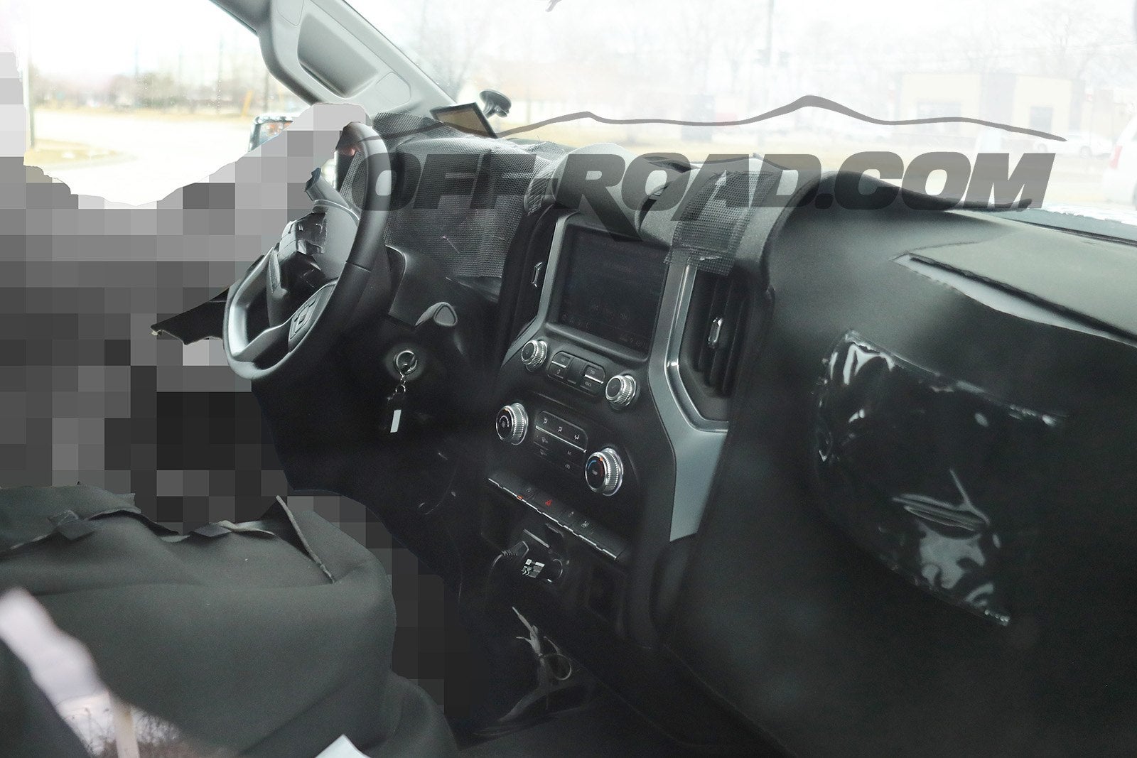 Interior Of The 2019 Gmc Sierra 1500 Exposed In Spy Shots