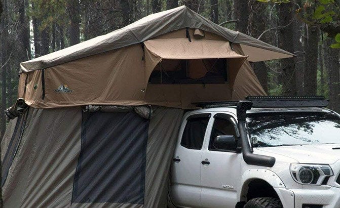 tuff stuff ranger overland rooftop tent with annex room