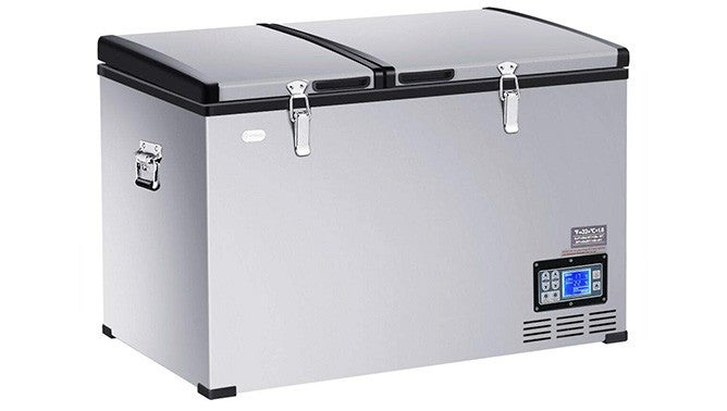 costway 105-quart portable refrigerator/freezer