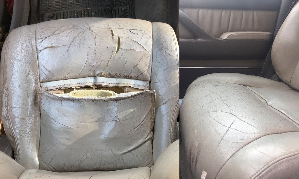 Seats etc. Leather Colour Restorer for TOYOTA Leather Car Interiors 