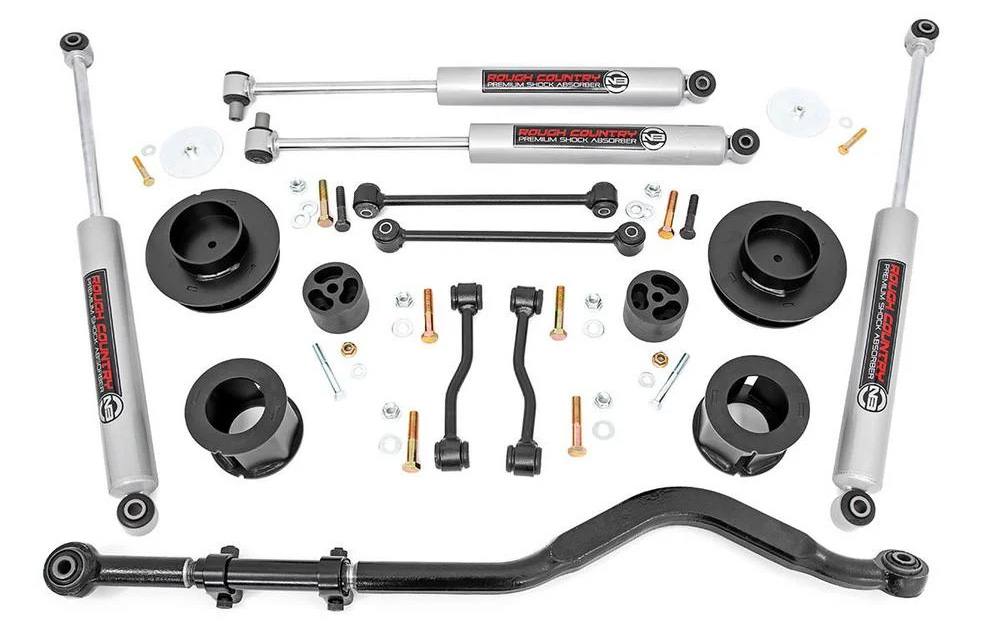 Rough Country 3.5” Lift Kit with N3 Shocks, Dual-Rated Coil Springs