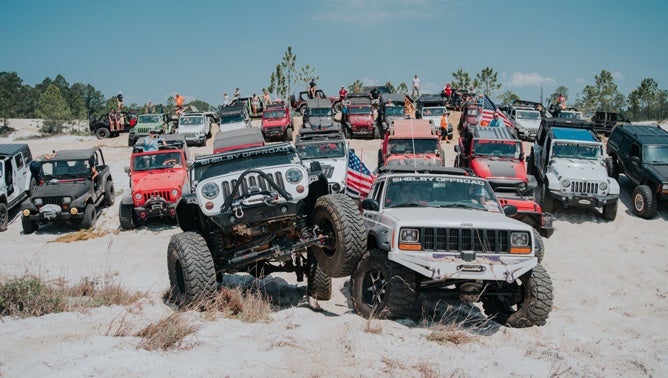 This year's Florida Jeep Jam is happening June 17-20.