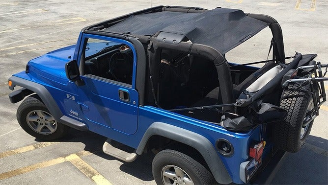 Best Jeep TJ Soft Top and Sunshade Options 
