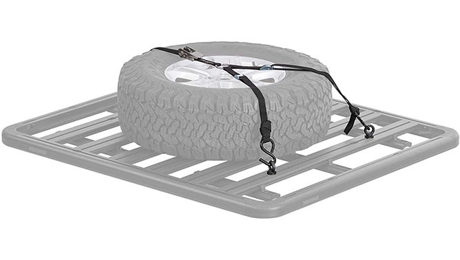 yakima lock n load roof rack spare tire carrier