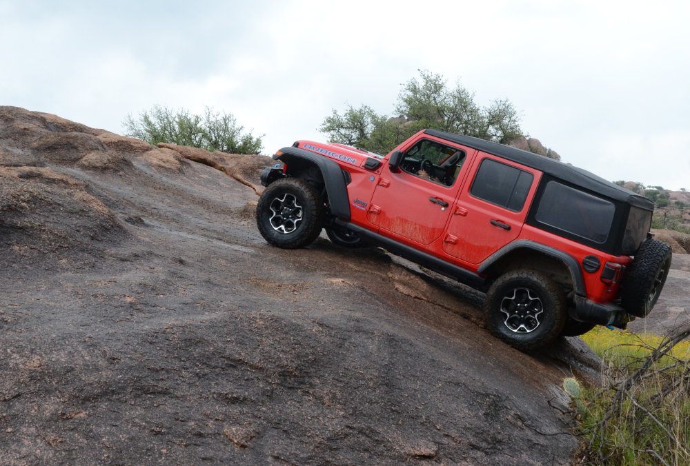 2021 Jeep Wrangler 4xe Rock Crawling