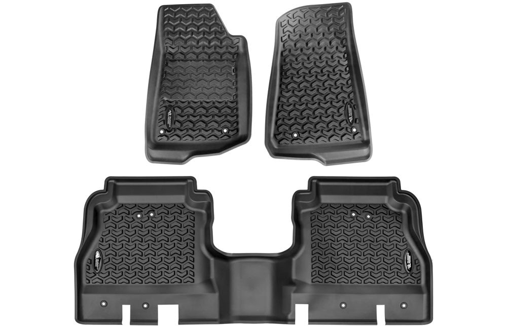 Rugged Ridge All-Terrain Front and Rear Floor Liner Kit