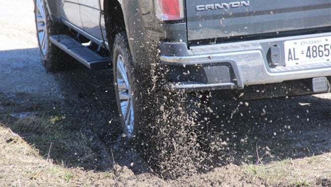 BF Goodrich KO2 tires roosting mud