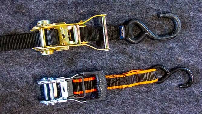 Mac's Custom Tie Down Ratchet Strap Comparison