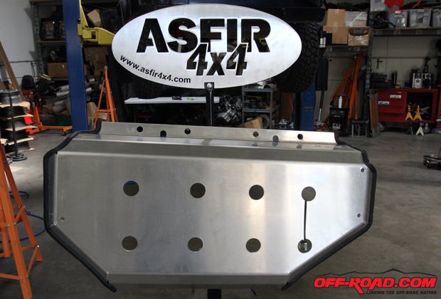 Asfir 4x4 Jeep Wrangler TJ Gas Tank Skid Plate: 