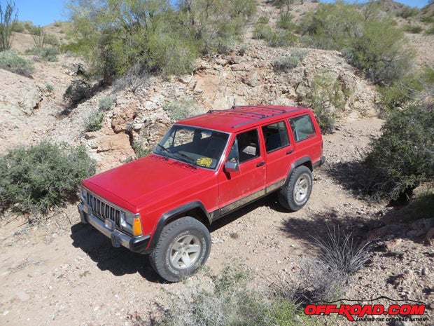 Once the fuel injectors were replaced, trail running in the XJ was fun againand odor free.