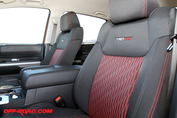 2015 Toyota Tundra TRD Pro Seats