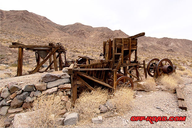 The Gold Hill Mill near Warm Springs, Death Valley