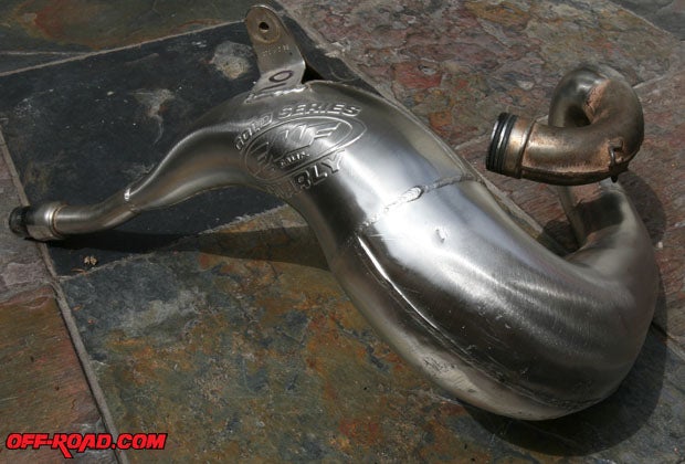 Our exhaust pipe came back from PCPR with all the major dents gone. Its a major improvement.