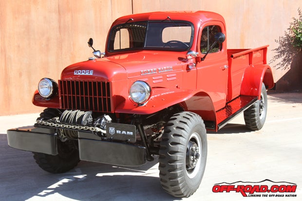 Ram brought out a 1954 Power Wagon to our event in Sedona, Arizona. With a civilian cab mounted to this One-Ton Workhorse, Dodge first offered the same setup used by the military in 1945 as the first mass-produced 4x4 pickup for the average guy.  