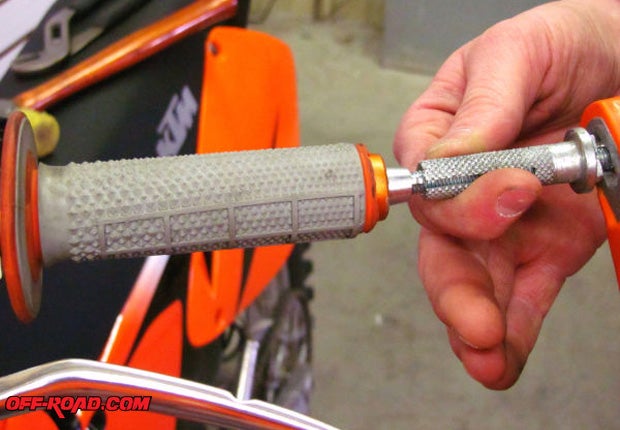 When installing the brush gaurds, ensure the expansion bolts/locks securely fit in the handlebar's tube. Also, do not rush this 30-minute project, as the lockdown components could tumble down in the handlebar tube.