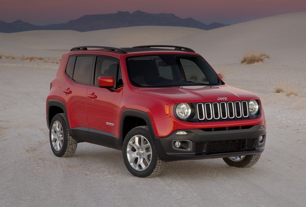 Mark Allen explained that the proportions of the Renegade made it clear to him that more vertical styling reminiscent of the Wrangler would work best on the Renegade.