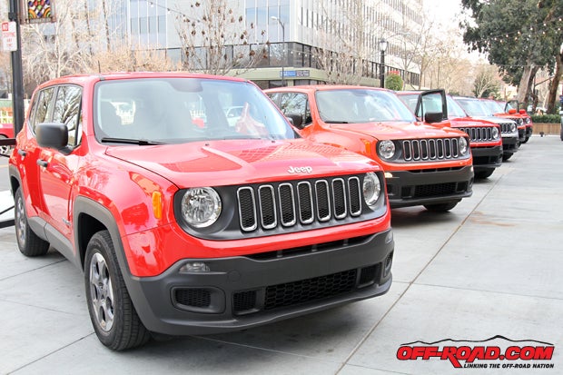 Jeep had a fleet of its all-new 2015 Renegades available for us to drive at its press introduction in San Jose, California. 
