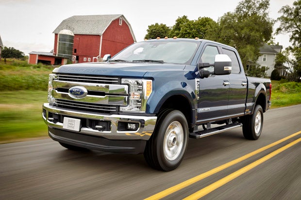 Ford says the new Super Duty will shed as much as 350 pounds compared to the previous model.