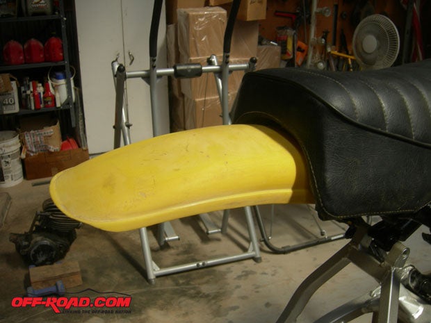 There you have it, one decent looking rear fender. Not too bad for three bucks and some homework.