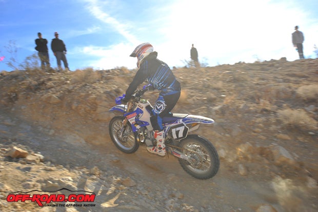 Ryan Smith won 250cc Expert for the second consecutive round, but this time he was also the first Expert finisher at seventh overall.