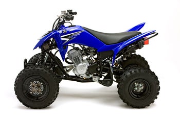 Yamaha will offer two graphic packages with its 2011 Raptor 125.