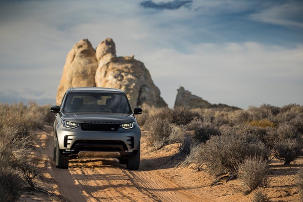 The new Discovery feels as confident driving through the city as it does off-road.  It offers seating for up to 7 adults, a towing capacity of up to 8,201 lbs, and optimized suspension with unique Land Rover technologies that ensure it delivers excellent all-terrain capability.