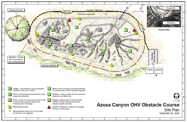 For more information on the San Gabriel Canyon Obstacle Course and Kid track, please visit http://www.acorausa.com/