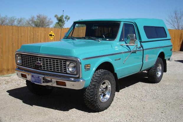 Fine example of restored 1971 Chevy K20 4x4 Pick-up Truck