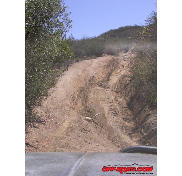 In a classic case of It was worse than it looks, we give you the only place where the locker used  heavy ruts, rutted further by folks doing the same thing we were.