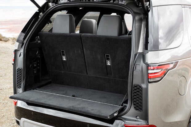 The Powered Inner Tailgate features a clever fold-down panel that can support up to three adults and is rated for 660 lbs. 
