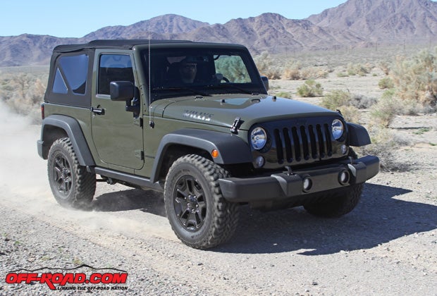 2016 Jeep Willys Edition Wrangler Driving