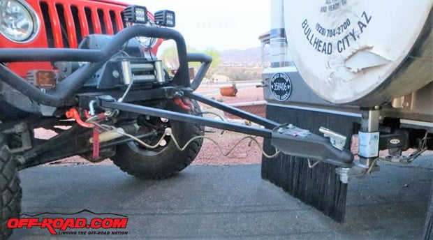 Flat Tow Bar Installation for Jeep Wrangler: 