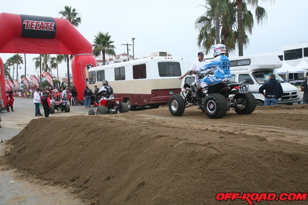 The ATVs and bikes all made it off the line this morning. With bikes starting at 6 a.m., the Trophy Trucks kicked off the four-wheeled action at 10 a.m.