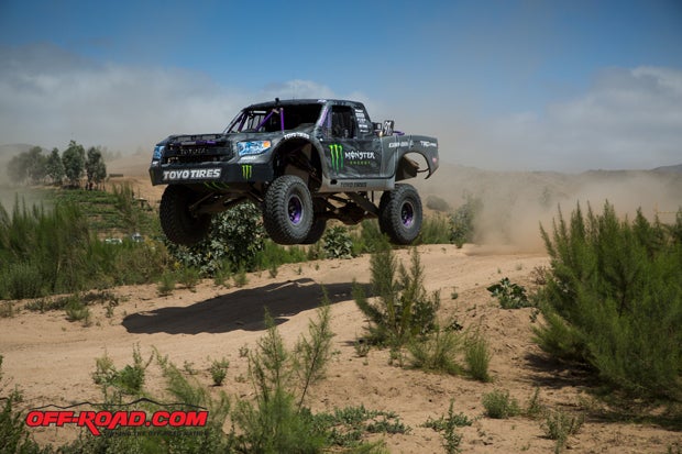 BJ Baldwin was second-fastest in Trophy Truck qualifying. 