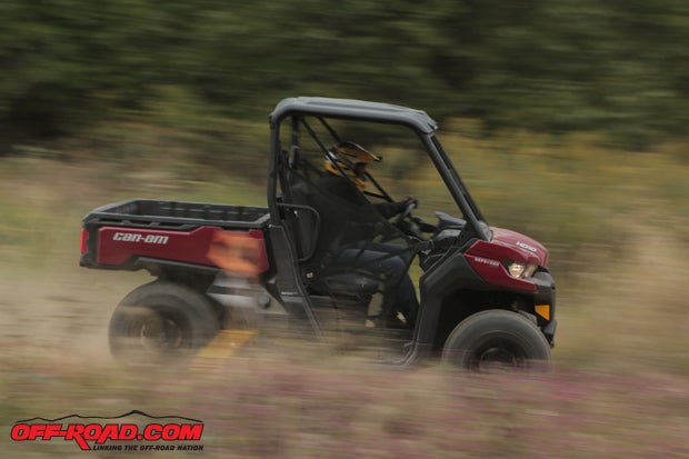 The Defender blends work, play and capacility all into one vehicle. This utility machine will cater to farmers, hunters, and those who need an all-around workhorse that can still kick up some dirt on the trails.