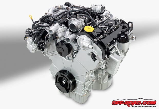 The new Jeep Grand Cherokee EcoDiesel engine produces 240 hp and 420 lb.-ft. of torque. 