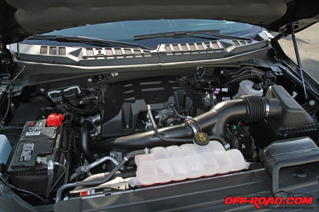 Fords new 2.7-liter V6 features the companys first use of compacted graphite iron (CGI) in a gasoline engine. 