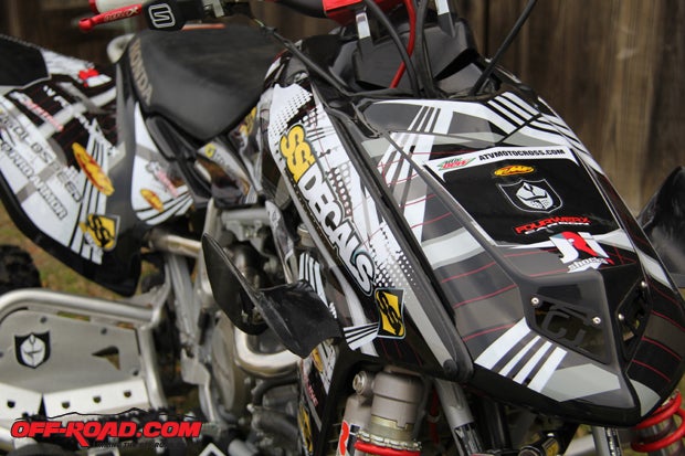 SSi Decals knows a thing or two about giving a quad its own unique look.